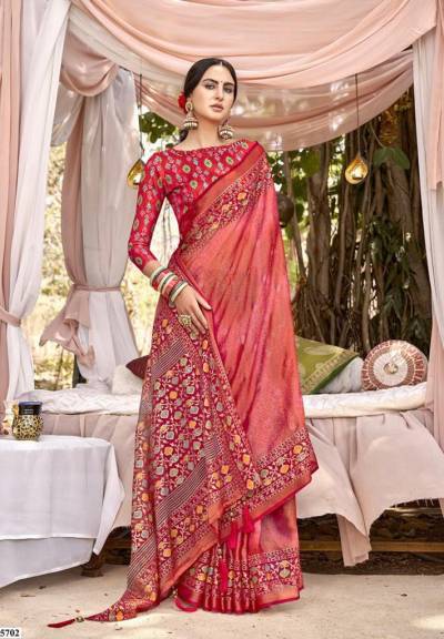 Nisha By At Fancy Georgette Saree Collection